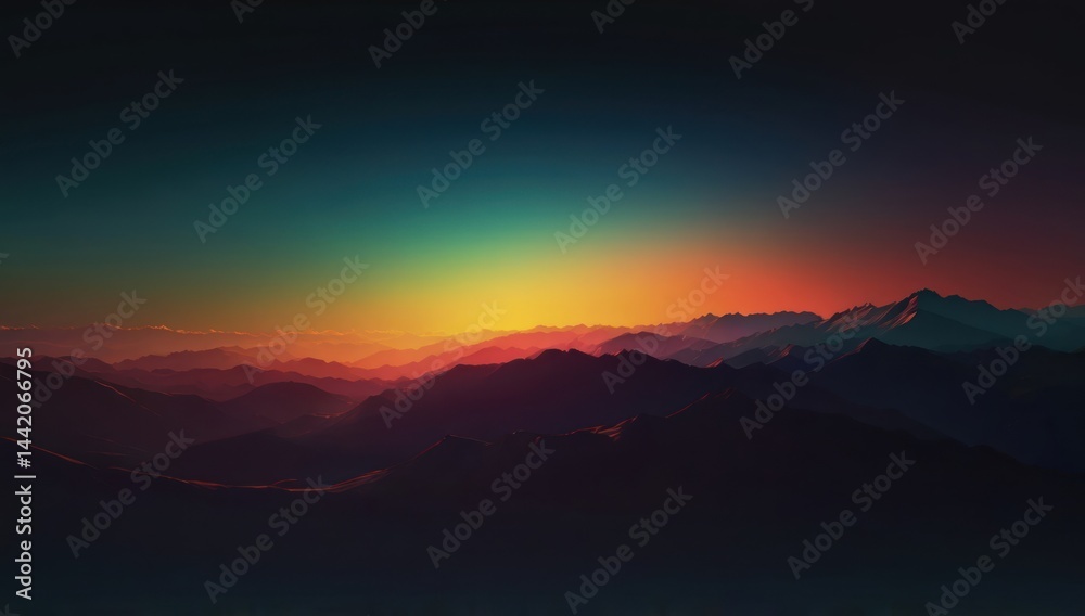 Obraz premium light to dark gradient