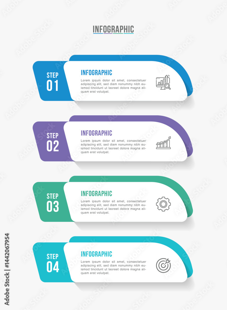 Timeline infographic template design. 3-4-5 options or steps business infographic template design. Can be used for process diagram, presentations, workflow layout, flow chart, steps, banner. Timeline infographic template design. 3-4-5 options or steps business infographic template design. Can be used for process diagram, presentations, workflow layout, flow chart, steps, banner.