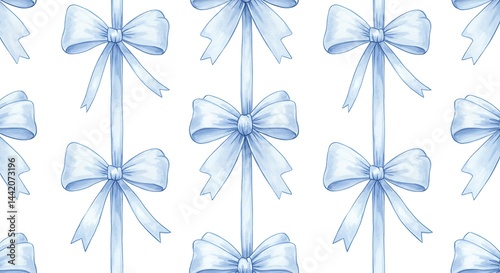 Celestial Bows: A Watercolor Symphony AI Generated