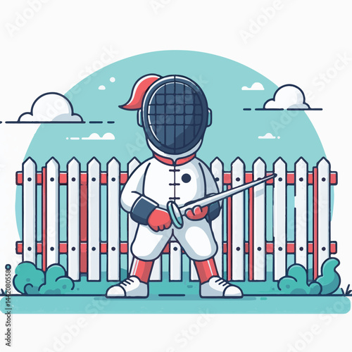 fencing, background, athlete, competition, sport, sword, isolated, active, attack, training, combat, duel, dynamic, mask, fencer, activity, fight, healthy, thrust, athletic, white, motion, equipment, 