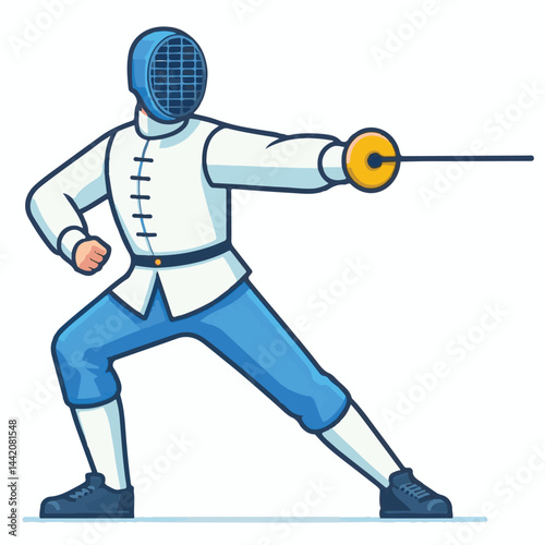 fencing, background, athlete, competition, sport, sword, isolated, active, attack, training, combat, duel, dynamic, mask, fencer, activity, fight, healthy, thrust, athletic, white, motion, equipment, 