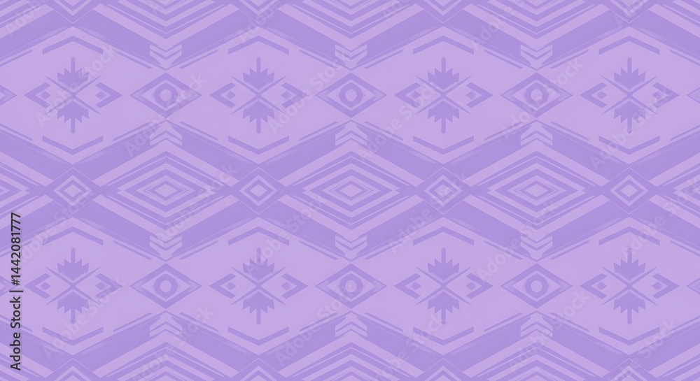 Fototapeta premium Lavender Labyrinth AI Generated