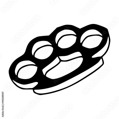 knuckle duster vector