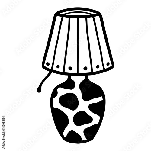bedside lamp outline