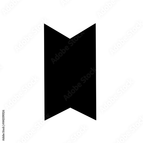 black arrow icon