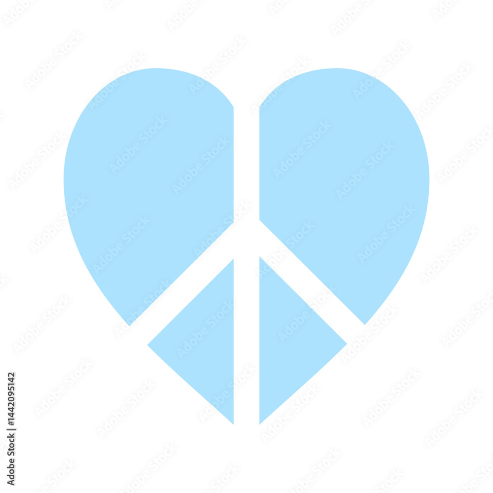 vector illustration of a symbol of peace vector illustration of a symbol of peace