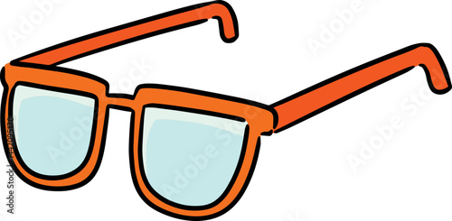 Illustration of eyeglasses
