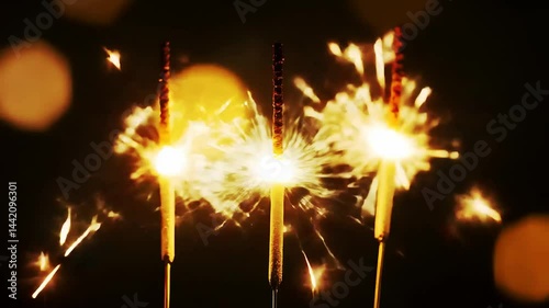 Sparklers Ignite Night Celebrations
