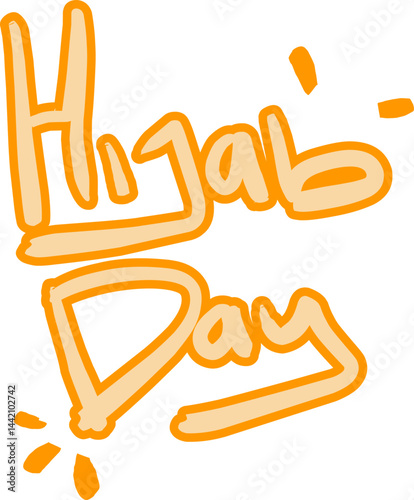 typography that says, hijab day