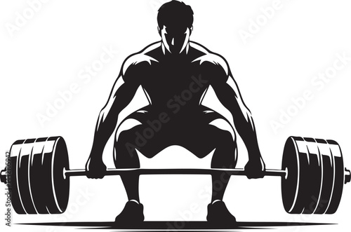 Deadlift Barbell Clipart