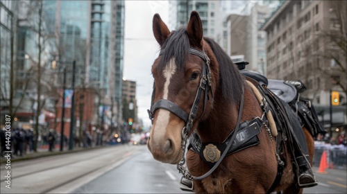 Urban Horse: Cityscape Equestrian