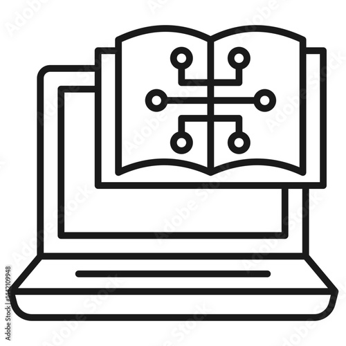 Machine Learning Outline Icon