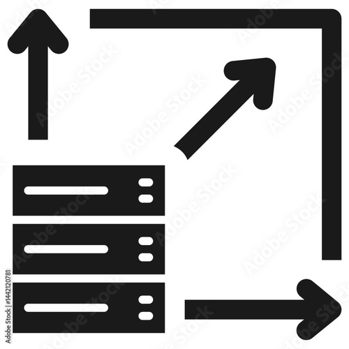 Scalability Glyph Icon