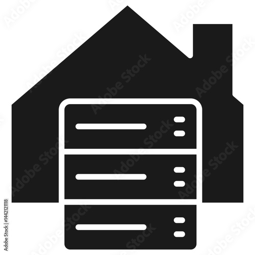 On Premises Glyph Icon