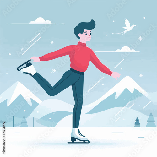sport, skating, ice, figure, skate, female, activity, skates, winter, competition, leisure, exercise, skater, girl, young, dance, hobby, rink, training, background, woman, lifestyle, active, action, c