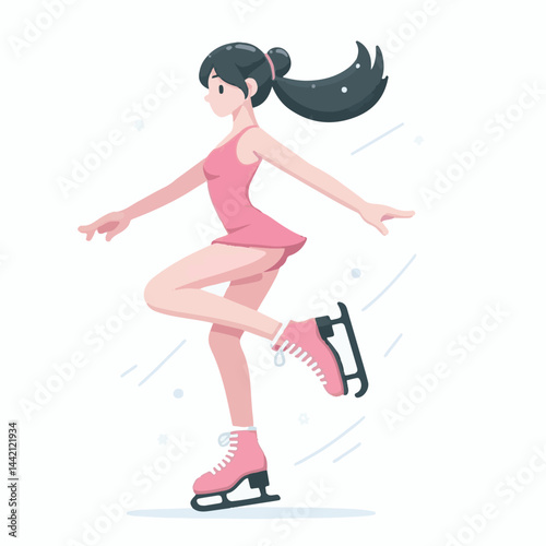 sport, skating, ice, figure, skate, female, activity, skates, winter, competition, leisure, exercise, skater, girl, young, dance, hobby, rink, training, background, woman, lifestyle, active, action, c