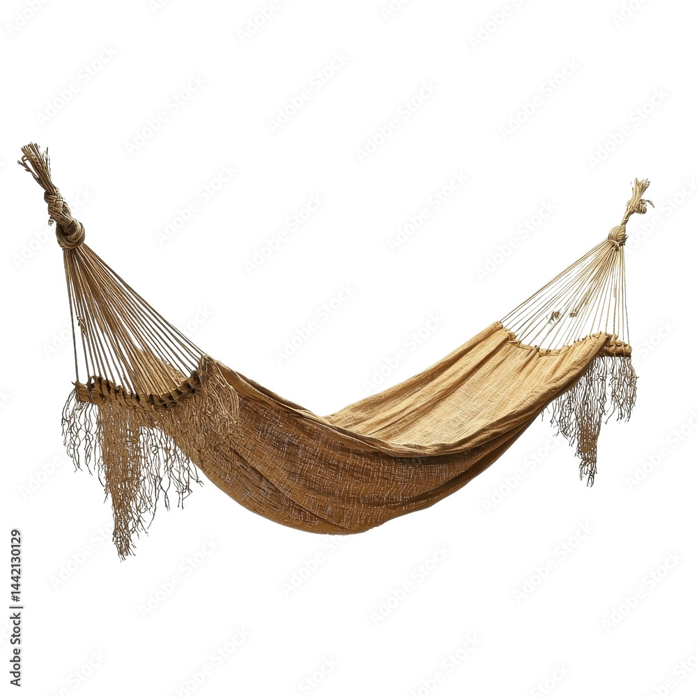 Isolated hammock on a white background. cutout png