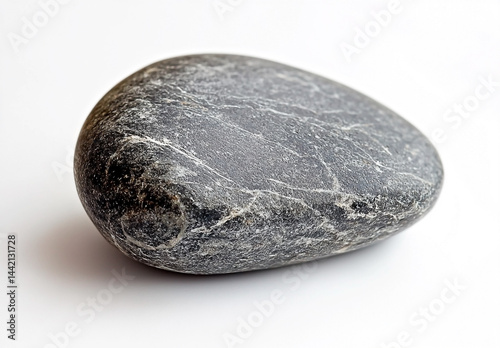 Obraz na płótnie Simple smooth stone isolated creating a minimalistic natural composition w salonie