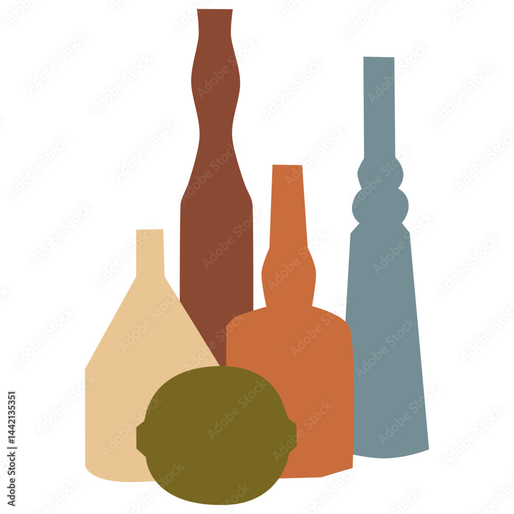 Obraz premium Colorfull abstact vase