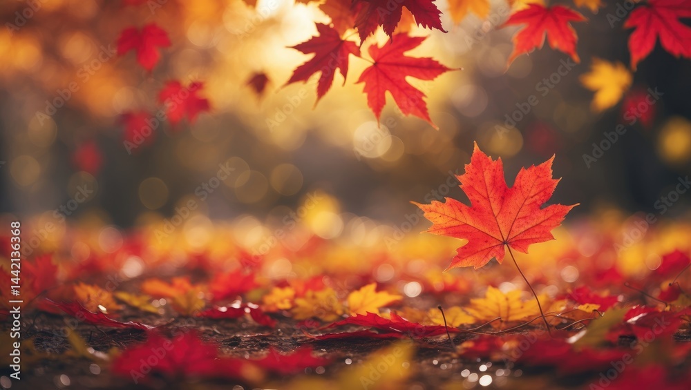 Lovely autumn views. Bright foliage in the fall. Seasons of falling leaves. Leaves change to yellow, orange, and red during autumn. Lovely autumn views. Bright foliage in the fall. Seasons of falling leaves. Leaves change to yellow, orange, and red during autumn.