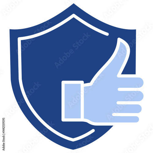 Reliability Flat Blue Icon