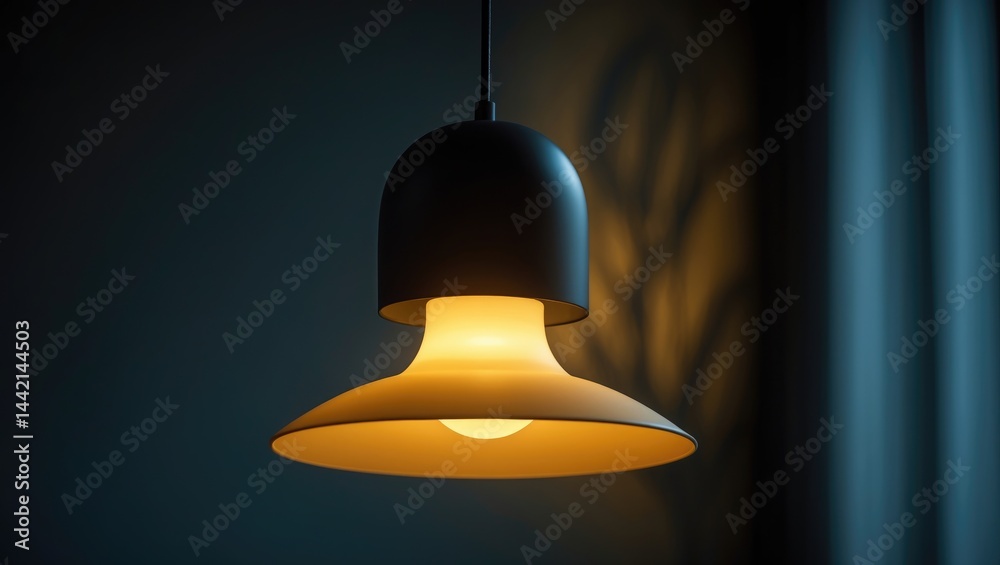 Obraz premium Black overhead light
