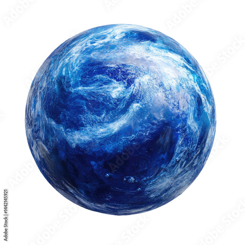 Blue planet earth graphic