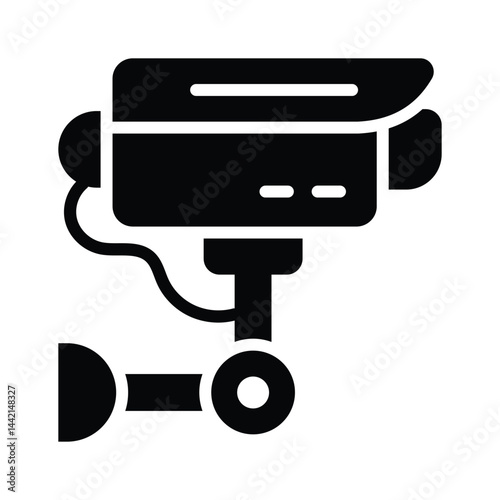Grab this amazing glyph style icon of cctv camera