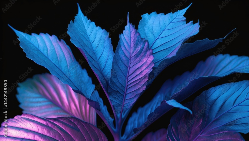 Begonia exhibits its colorful charm! A verdant, bushy character with palmate leaves embellished in colors of rose, purple, silver, and olive green
