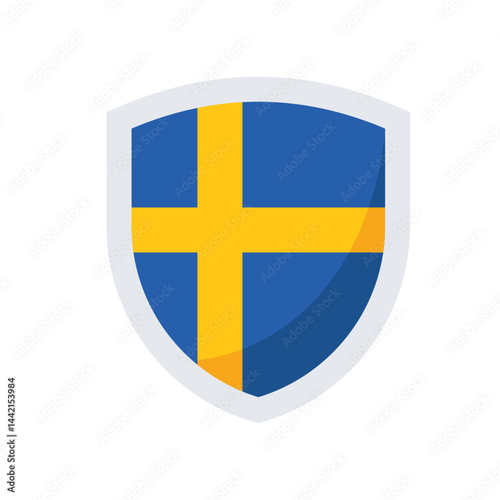 Nation Shield Flag Nation Shield Flag