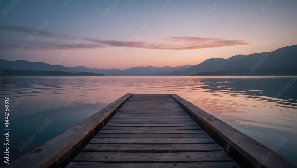 Fototapeta premium Sunset in the golden hour