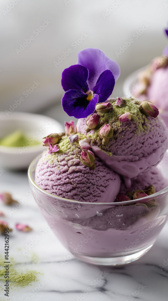 ice cream with chocolate
