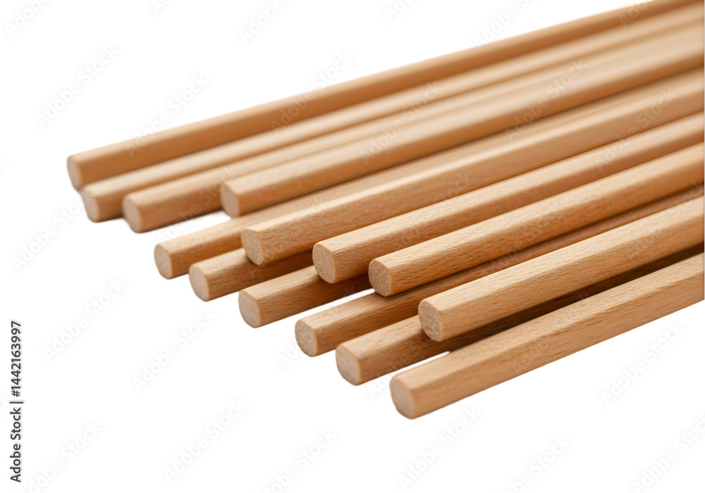 HighQuality Square Wooden Dowels Perfect for Crafts and DIY Projects isolated on transparent background HighQuality Square Wooden Dowels Perfect for Crafts and DIY Projects isolated on transparent background