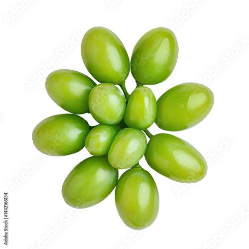 Wallpaper Mural Fresh green grapes in a cluster Torontodigital.ca