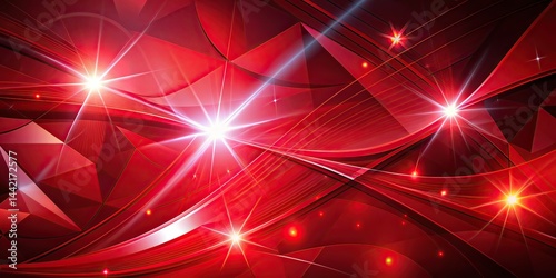 Obraz na płótnie Night Photography Crimson Red Flat Background AI Art w salonie