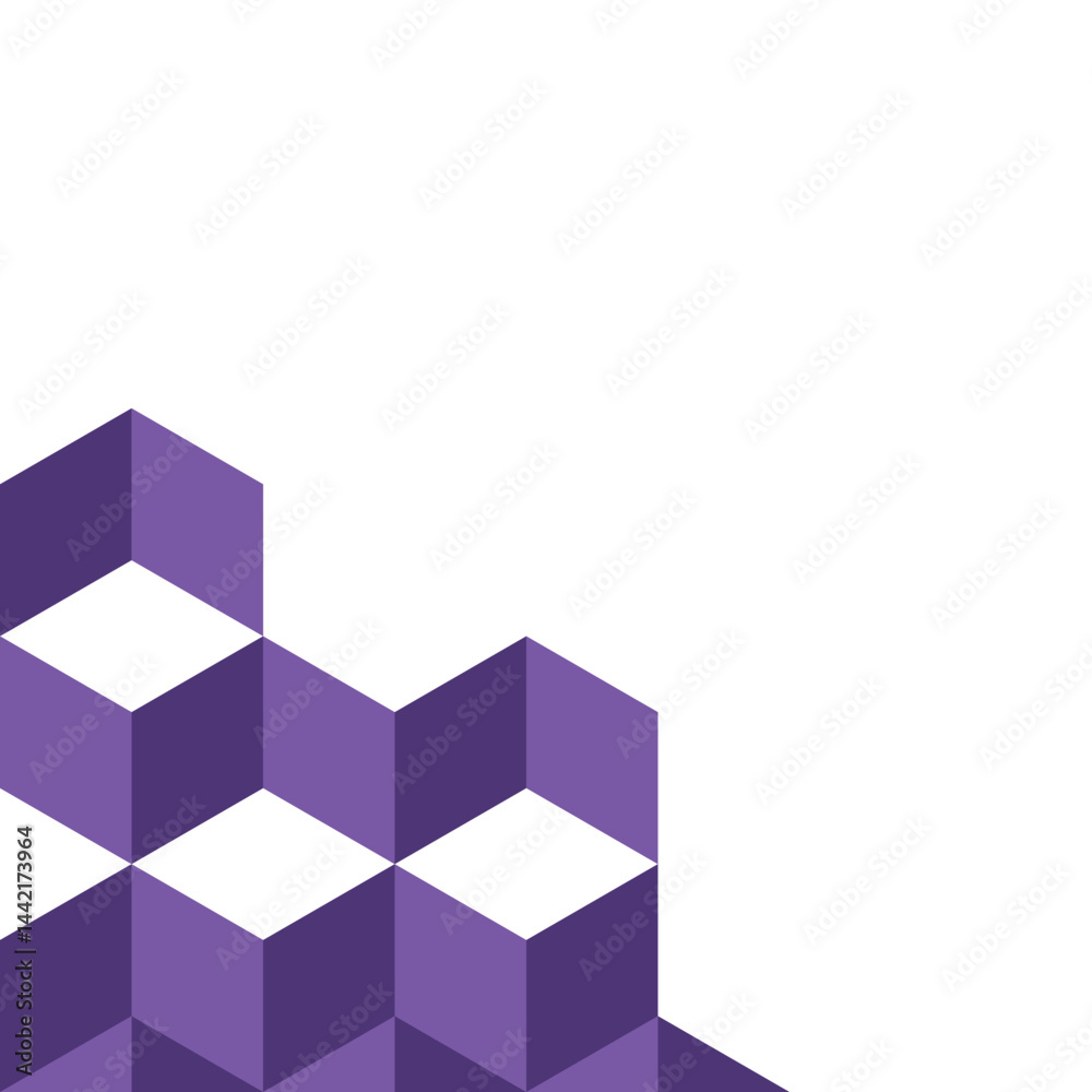 Obraz premium Parallelogram Pattern Corner