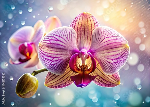 Obraz na płótnie Orchids in Soft Focus, Architectural Photography w salonie