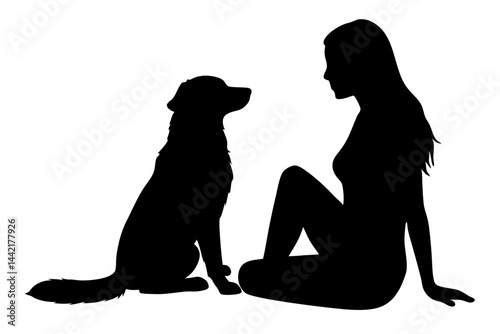 Black silhouette of woman sitting on ground design with transparency, silhouette, woman, sitting, ground, female, person, black, shape, design, vector, illustration, art, graphic, isolated, white