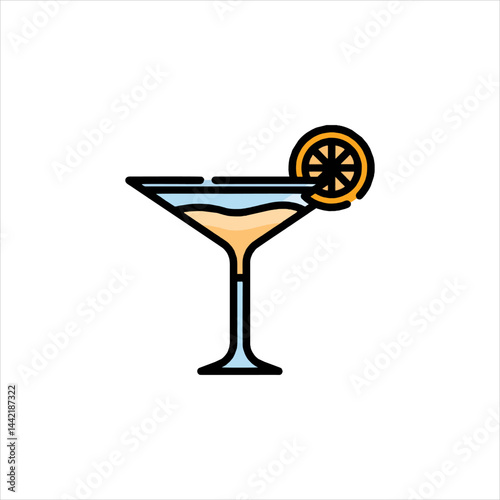 glass of martini