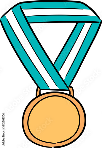 Illustration of medal
