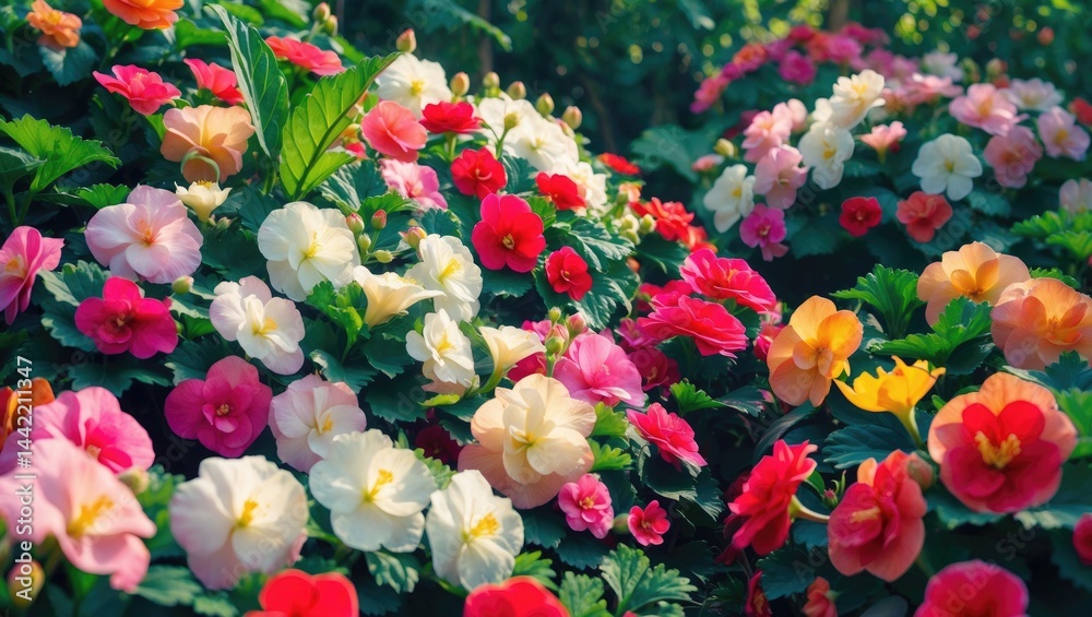 Lively flowers of various plants Lively flowers of various plants