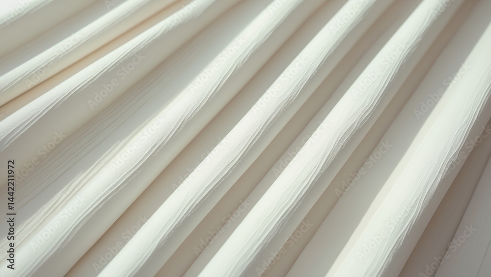 Obraz premium Velvet Textured White Paper Pattern