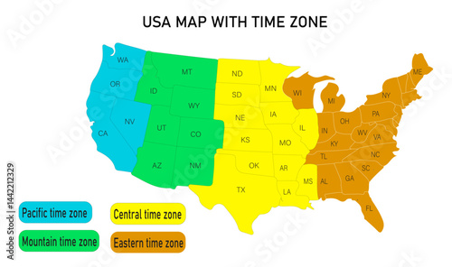Editable United States Map