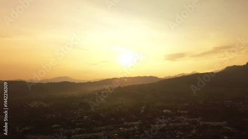 Sunrise over the mountains