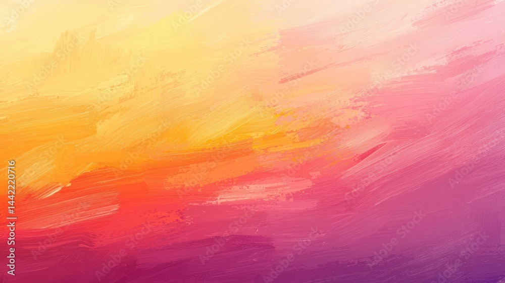 Abstract Colorful Gradient Background with Warm Tones and Soft Blends