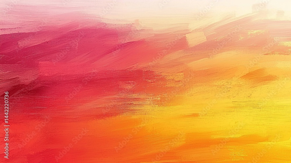 Vibrant Abstract Background in Warm Hues of Red and Yellow Tones