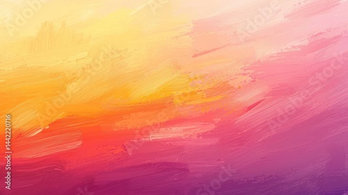 Obraz na płótnie Abstract Colorful Gradient Background with Warm Tones and Soft Blends w salonie
