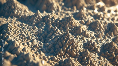 Closeup View of an Embossed Plastic Surface Texture Background