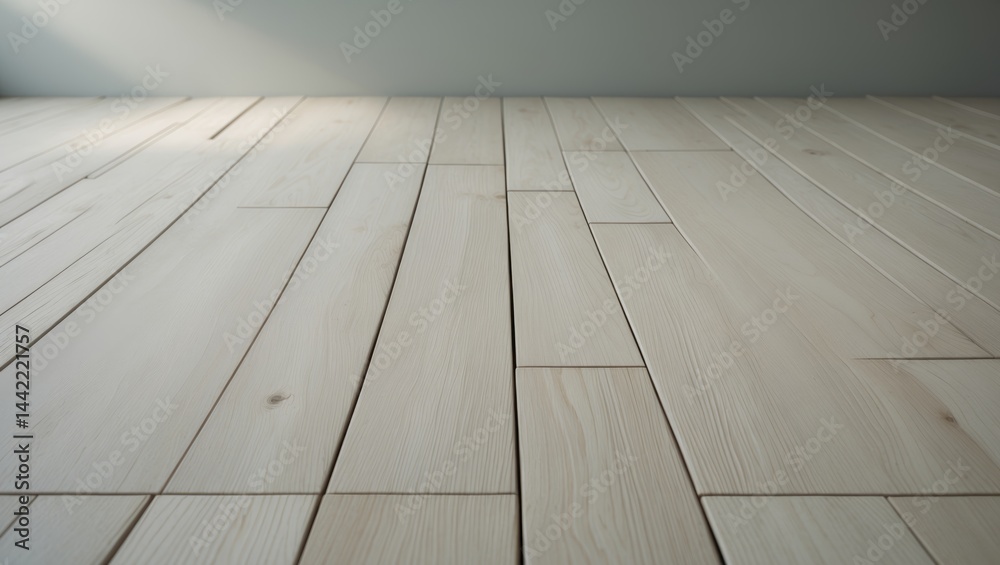Fototapeta premium Flooring with Seamless Wooden Parquet Texture.