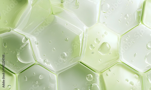Solid hexagonal structure, molecular structure, biology, medicine, pharmaceuticals, technology, health, green, business, environmental protection, advertising, wallpaper, background map, background